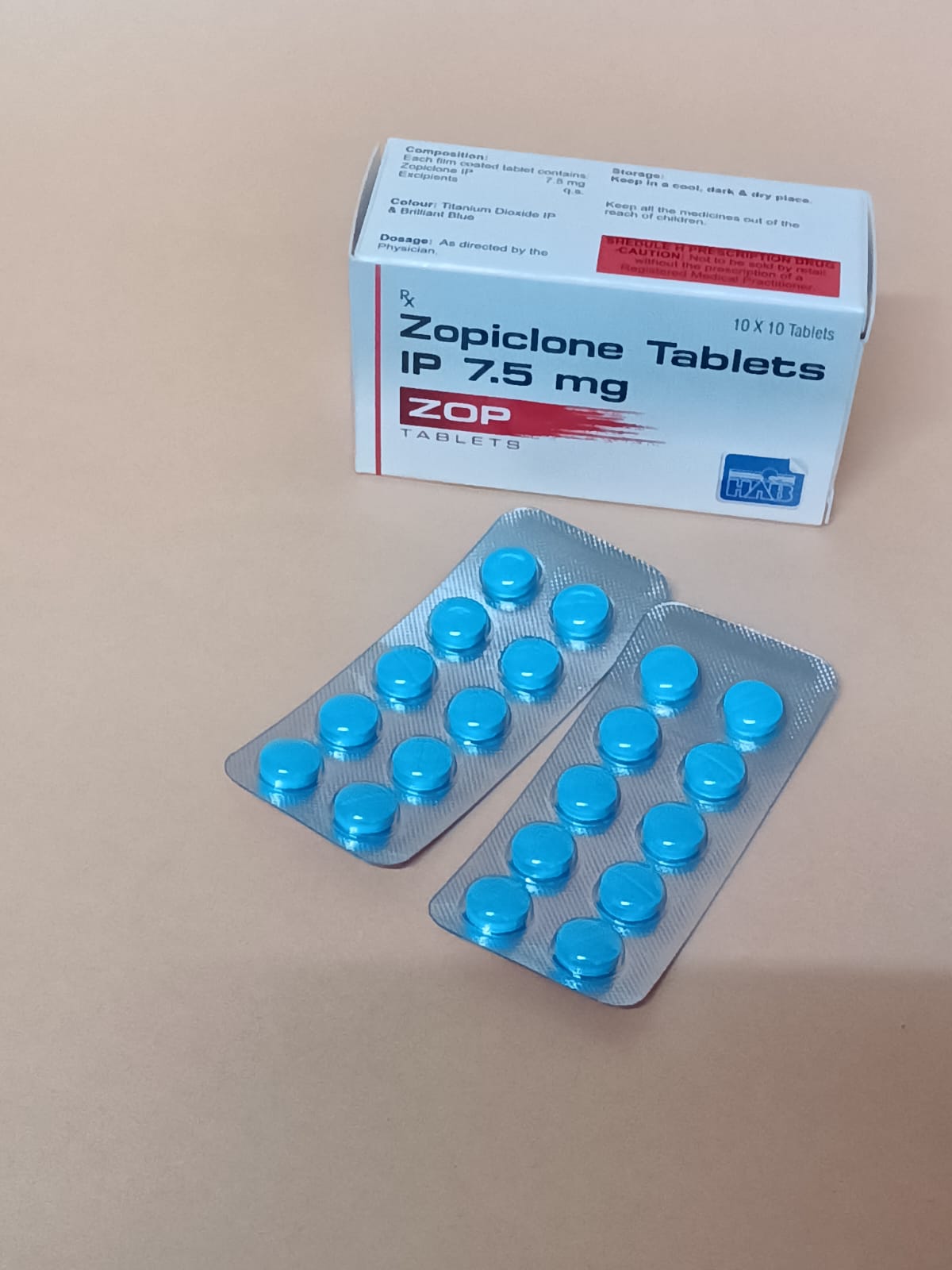 Zopiclone 7.5 Mg By Hab Pharma